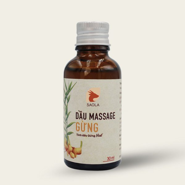 dầu massage gừng