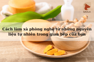 Cách làm xà phòng nghệ