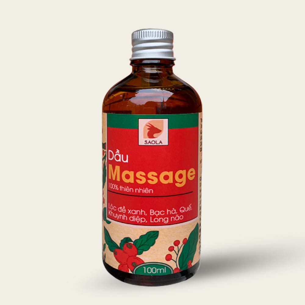 dầu massage body saola